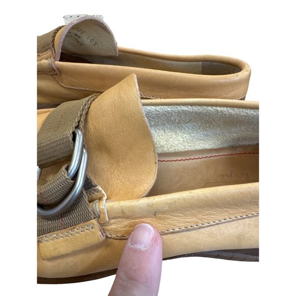 Coach Calder Mens Tan Leather Slip-On Loafers 10D SKU 8085 - Picture 4 of 12